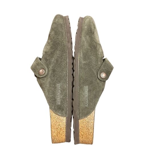 Birkenstock Boston Suede Leather Clogs - Picture 4 of 13